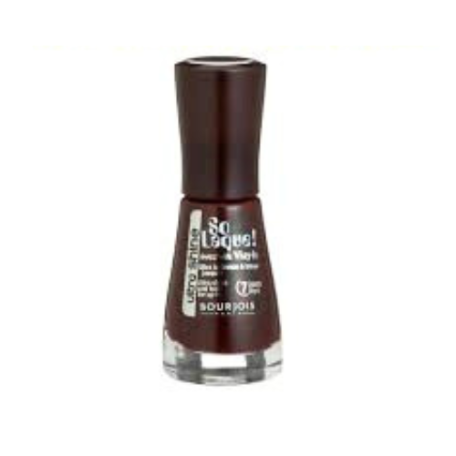 BOURJOIS 12 CERISE NOIRE SO LAQUE NAIL VARNISH FOR NAILS