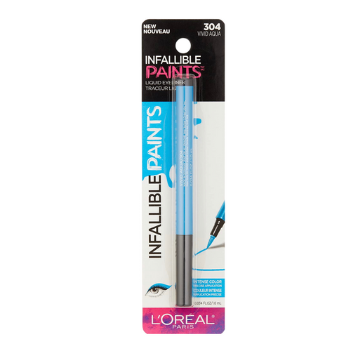 LOREAL 304 VIVID AQUA INFALLIBLE PAINT LIQUID EYELINER FOR EYES