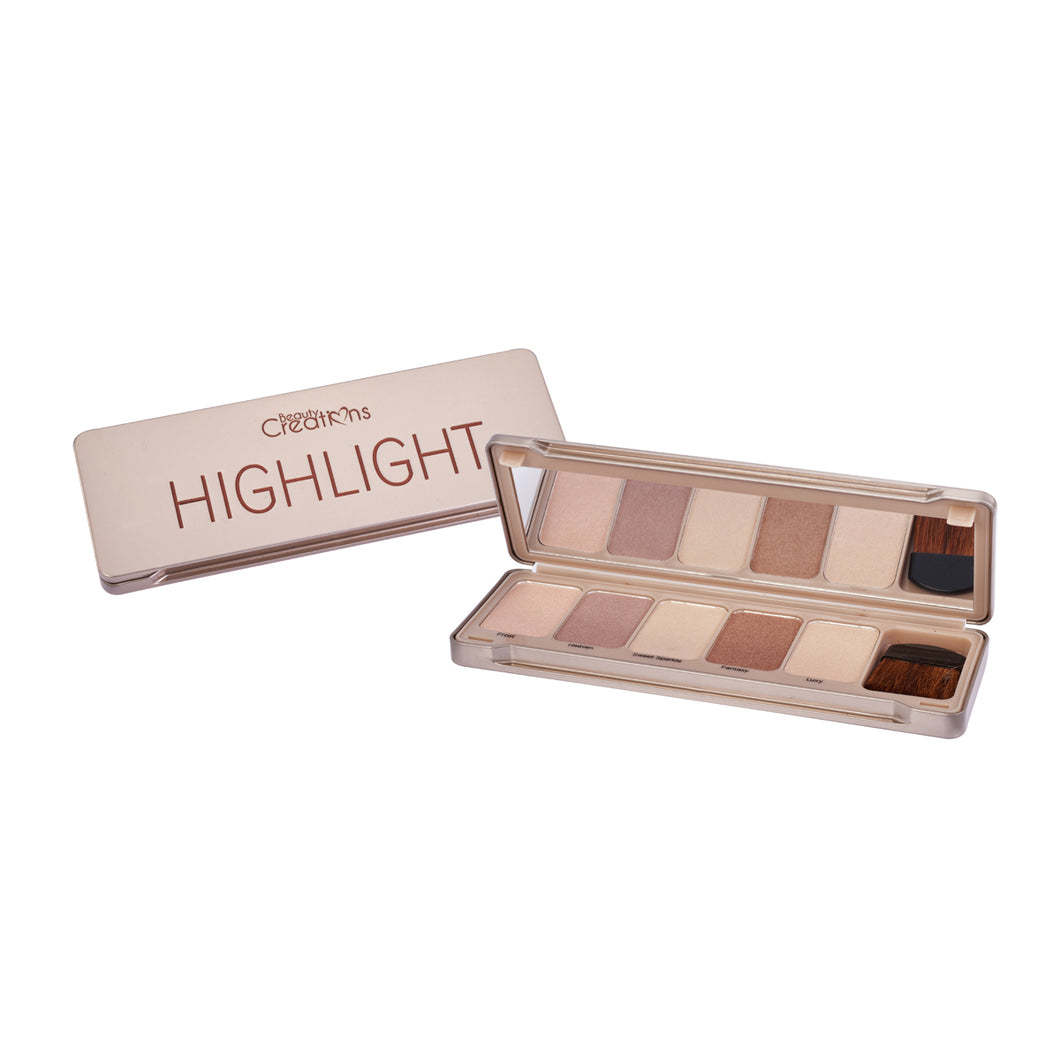 BEAUTY CREATIONS HIGHLIGHTER PALETTE FOR FACE AND BODY