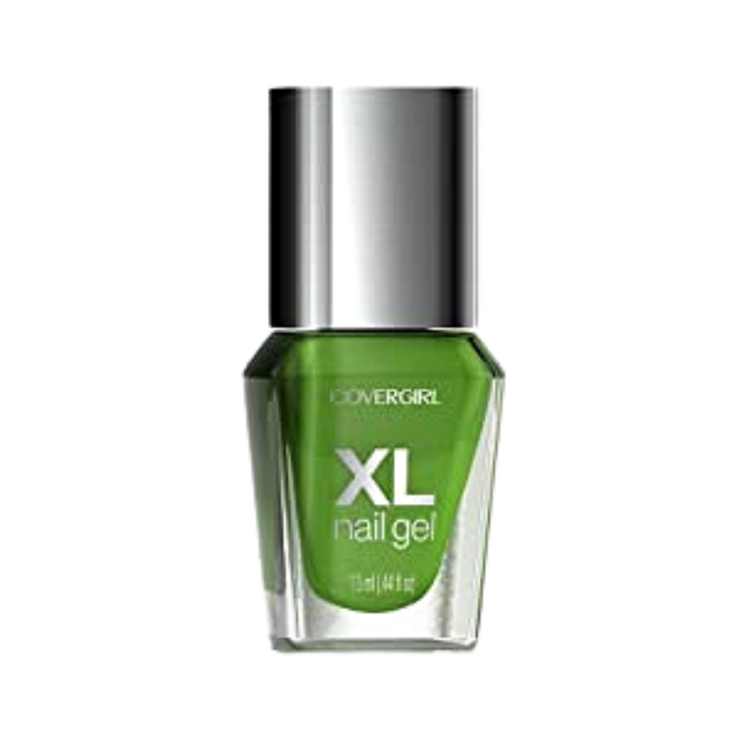 COVERGIRL 750 PLUMP IT PEAR XL GREEN NAIL GEL VARNISH FOR NAILS