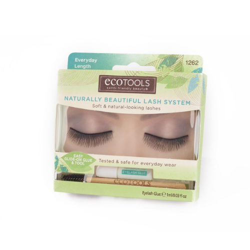  ECO TOOLS 1262 EVERYDAY LENGTH SOFT BLACK EYELASHES FOR EYES