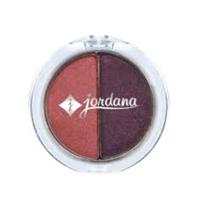 JORDANA 11 DUET COLOUR EFFECTS PURPLE AND PINK PRESSED POWDER EYESHADOW FOR EYES