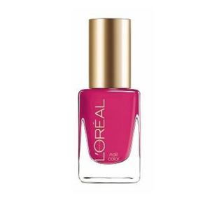 L'OREAL 110 CRAZY FOR CHIC FUCHSIA PINK NAIL VARNISH FOR NAILS