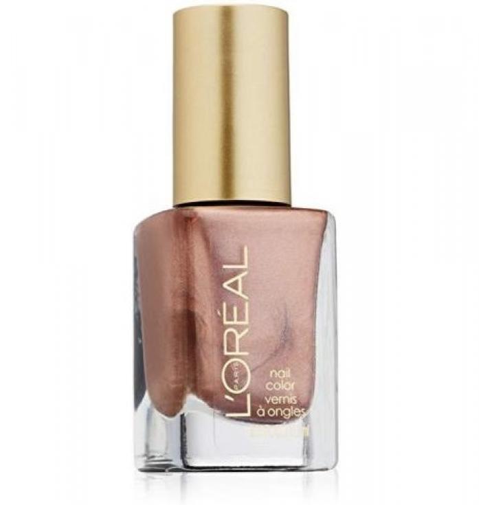 L'OREAL 350 FRIEDA'S NUDE NUDE BRONZE COLOUR RICHE  NAIL VARNISH FOR NAILS