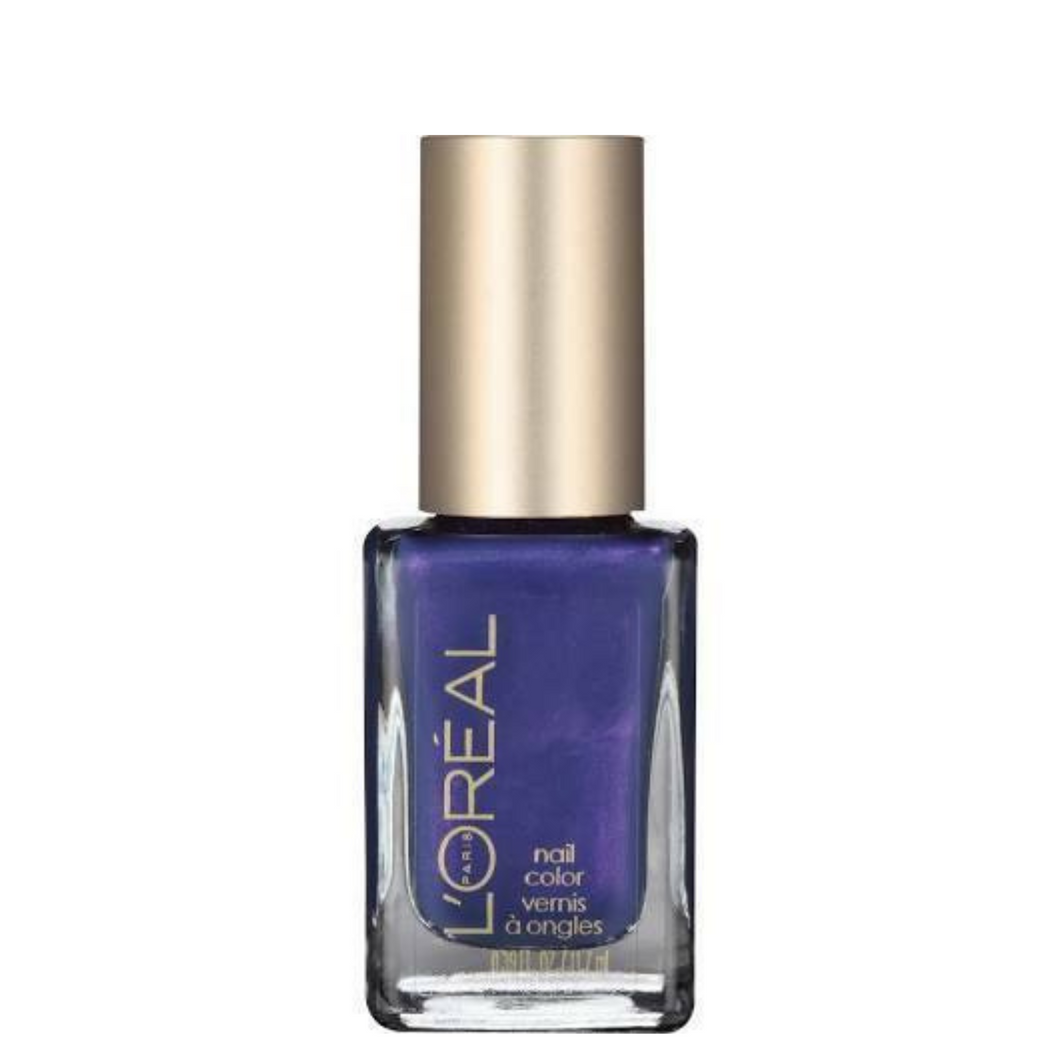 L'OREAL 650 IT'S NOW OR NEVER PURPLE NAIL VARNISH FOR NAILS