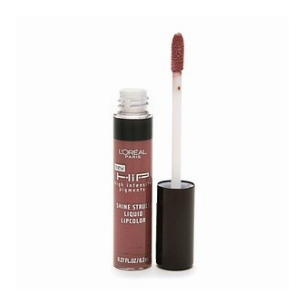 L'OREAL 866 RESERVED HIP BROWN PINK LIP COLOUR LIPGLOSS FOR LIPS