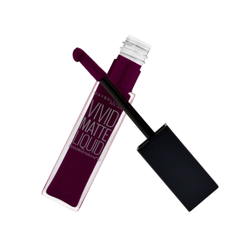 MAYBELLINE, VIVID MATTE,  LIQUID LIPSTICK, POSSESSED PLUM 50