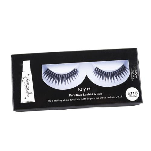 NYX EL113 REVIEW FABULOUS LASHES AND GLUE FOR EYES