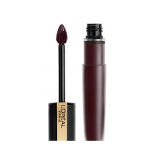 L'OREAL 432 I DARE PARIS ROUGE SIGNATURE METALLIC BURGUNDY LIQUID LIPSTICK FOR LIPS